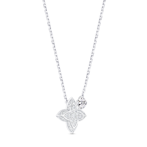 LV Diamonds Double Pendant, Round Brilliant cut in Jewellery's Collections LV Diamonds collections by Louis Vuitton (Product zoom)