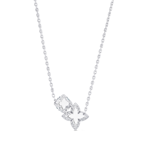 LV Diamonds Double Pendant, Round Brilliant cut in Jewellery's Categories Necklaces and Pendants collections by Louis Vuitton (Product zoom)