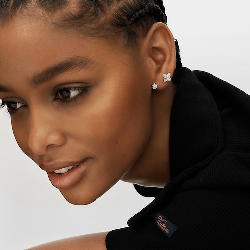 LV Diamonds Double Stud, Round Brilliant cut - per unit in Jewellery's Collections LV Diamonds collections by Louis Vuitton (Product zoom)