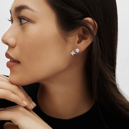 LV Diamonds Double Stud, Round Brilliant cut - per unit in Jewellery's Collections LV Diamonds collections by Louis Vuitton (Product zoom)