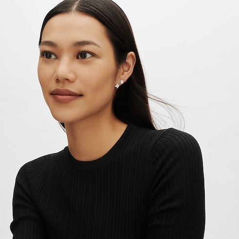 LV Diamonds Double Stud, Round Brilliant cut - per unit in Jewellery's Collections LV Diamonds collections by Louis Vuitton (Product zoom)