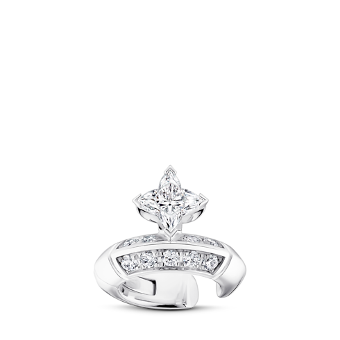 LV Diamonds Double Ring, Round Brilliant cut in Les Extraordinaires's Jewellery High Jewellery collections by Louis Vuitton