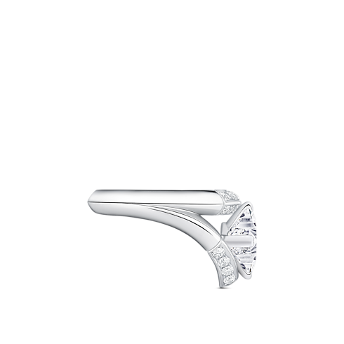 LV Diamonds Pavé Double Ring, LV Monogram Star cut in Jewellery's Collections LV Diamonds collections by Louis Vuitton (Product zoom)