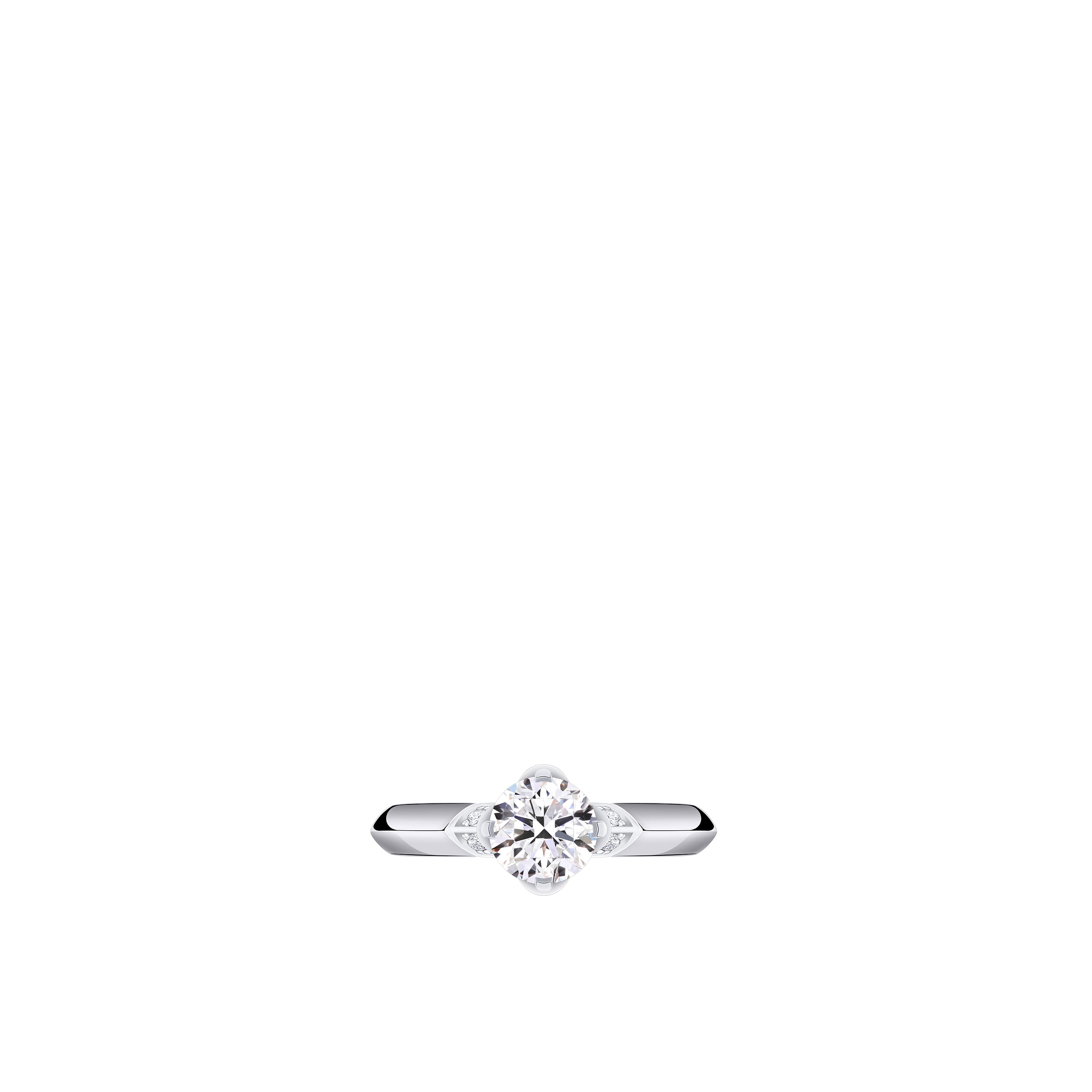 LV Diamonds Solitaire, Round Brilliant cut  in Jewellery