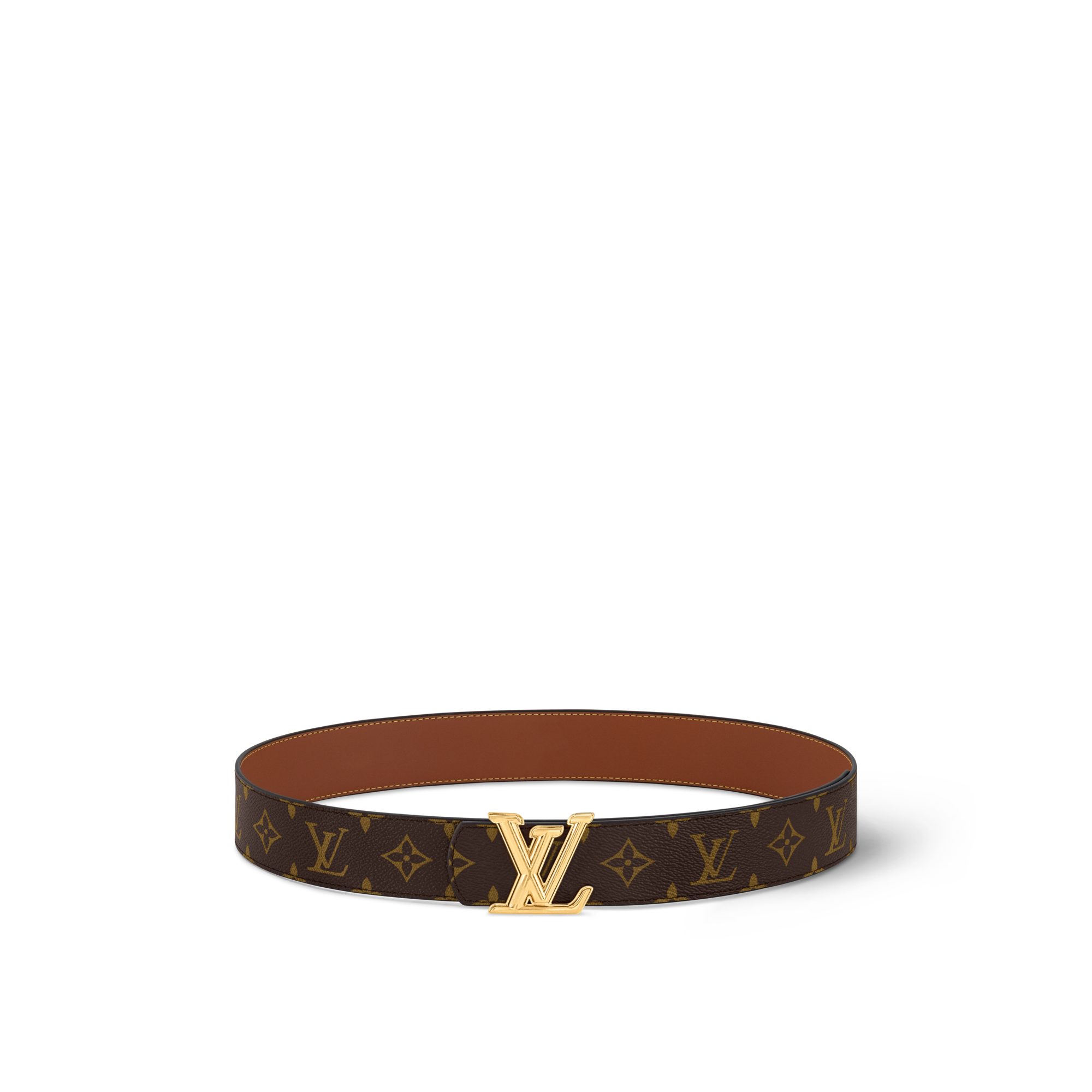 LV Dimension 40mm Reversible Belt Monogram Eclipse Canvas in Men