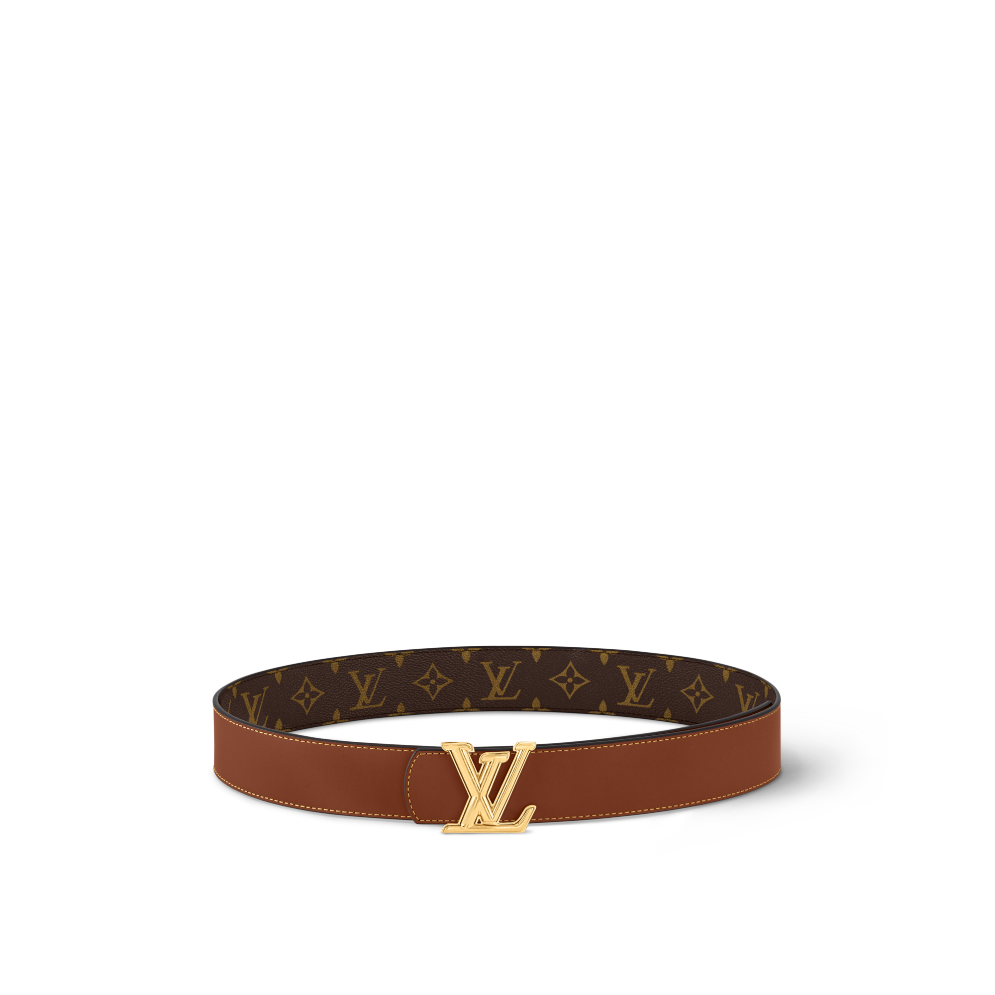 LV Dimension 40mm Reversible Belt Monogram Eclipse Canvas in Men