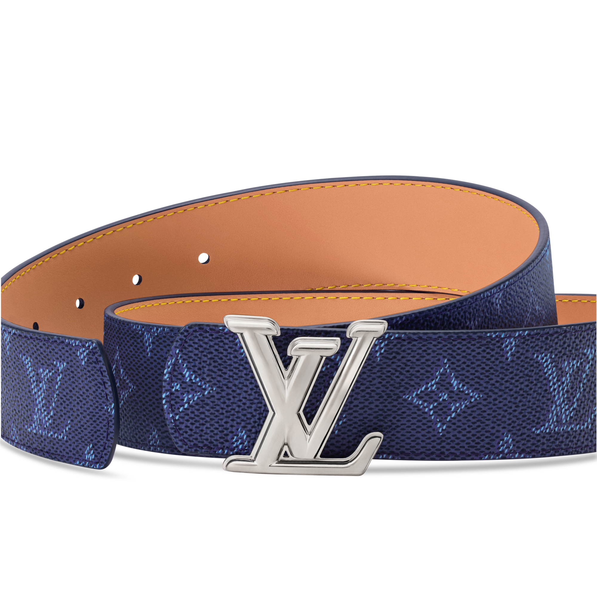 LV Dimension Monogram Heritage 40mm Reversible Belt  in Men