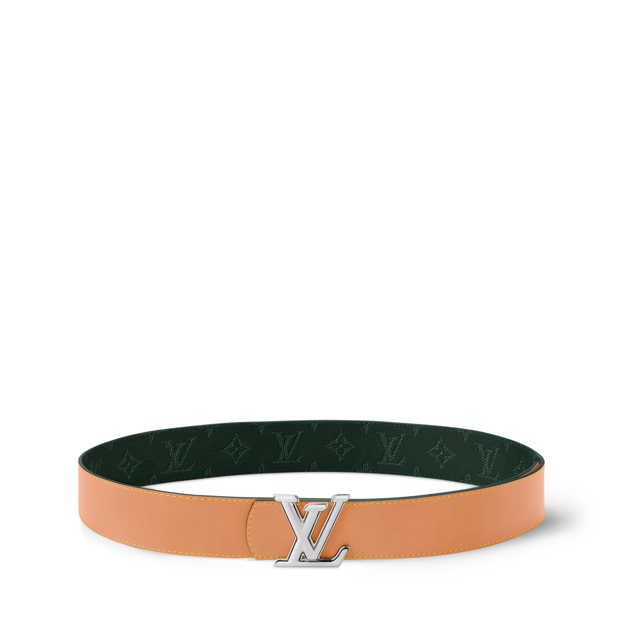 LV Dimension Monogram Heritage 40mm Reversible Belt  in Men