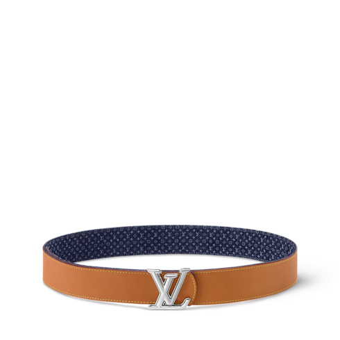 LV Dimension Monogram Reflective Denim 40mm Reversible Belt Monogram Denim in Men's Accessories Belts collections by Louis Vuitton (Product zoom)