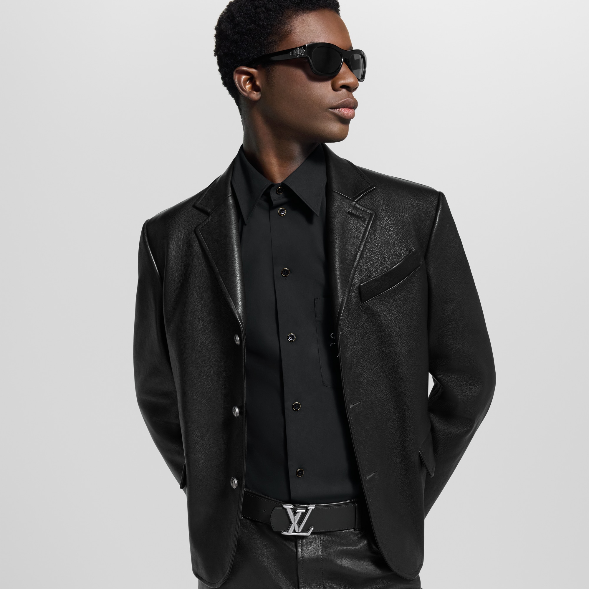 LV Dimension Rockabilly Studs 40mm Reversible Belt  in Men