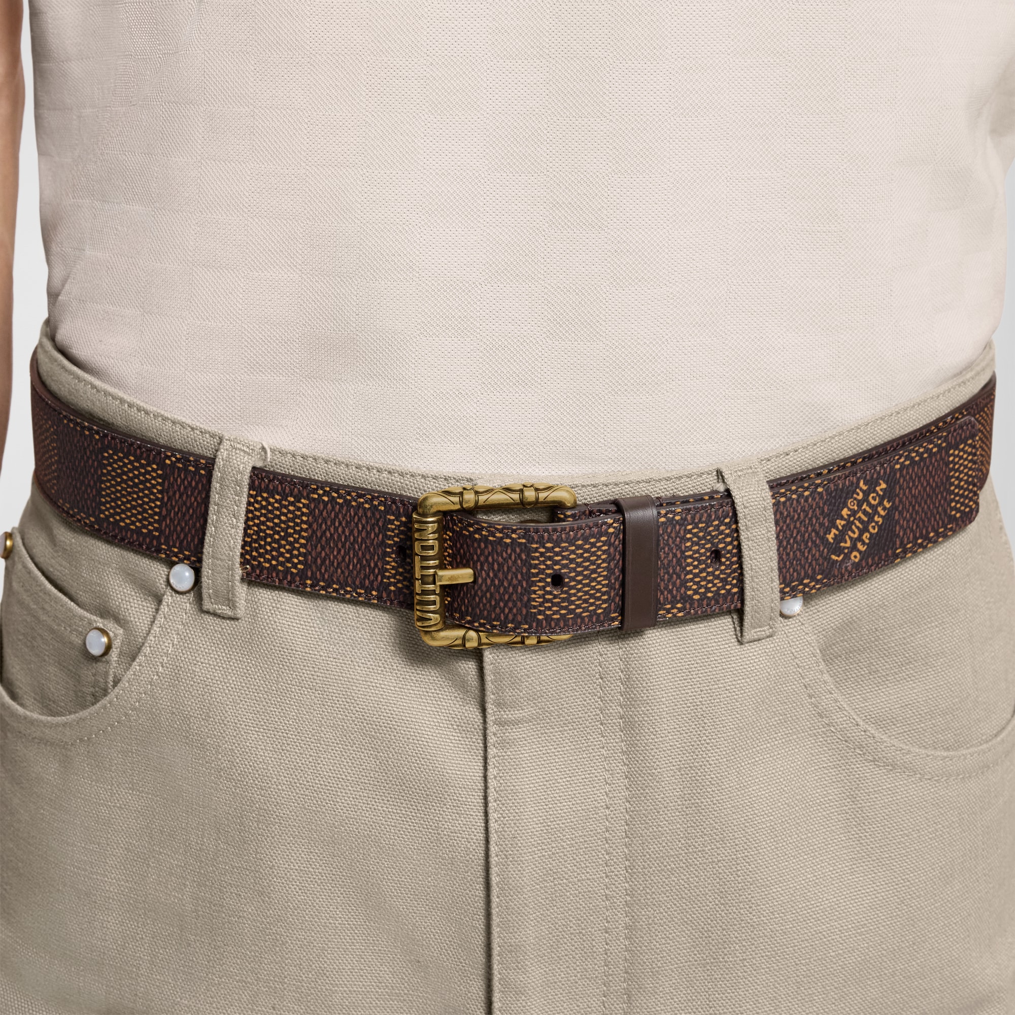 LV Drift Damier Heritage 35mm Belt

  in Men