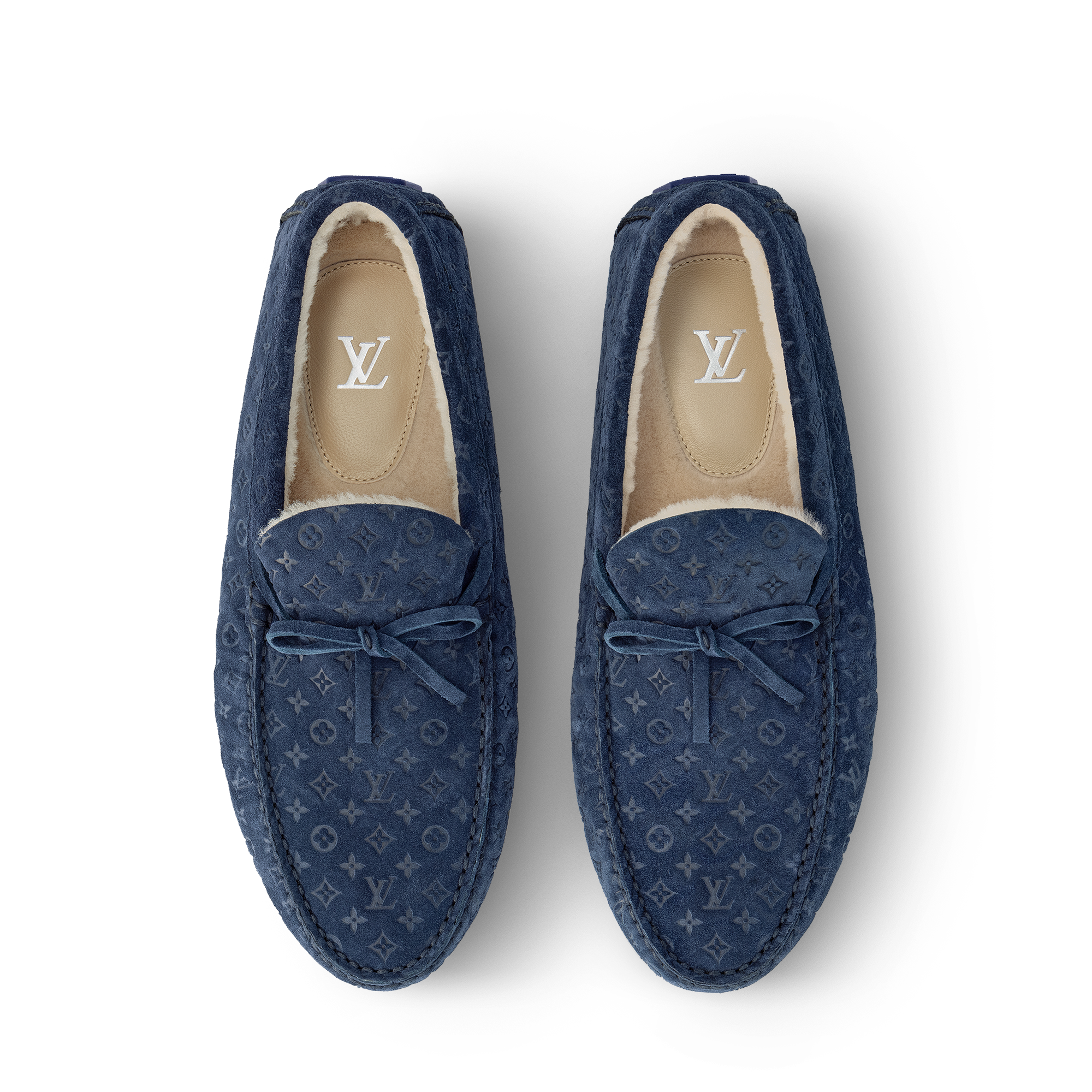 LV Driver Moccasin Shearling  in New