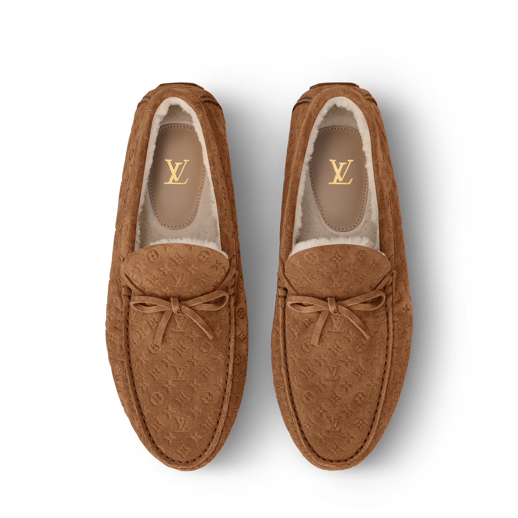 LV Driver Moccasin Shearling  in New