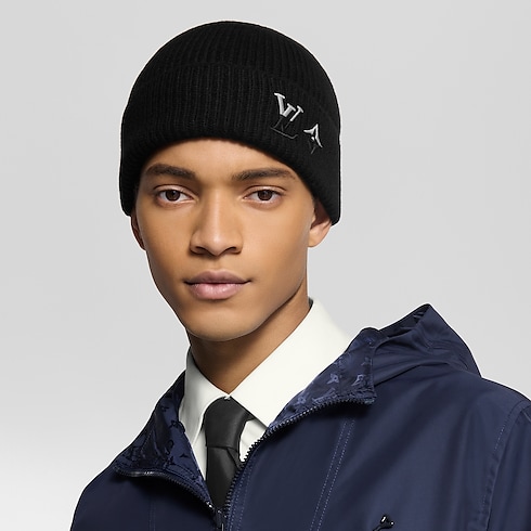 LV Dual Beanie S00 in Men's Accessories Hats, Beanies and Gloves collections by Louis Vuitton (Product zoom)