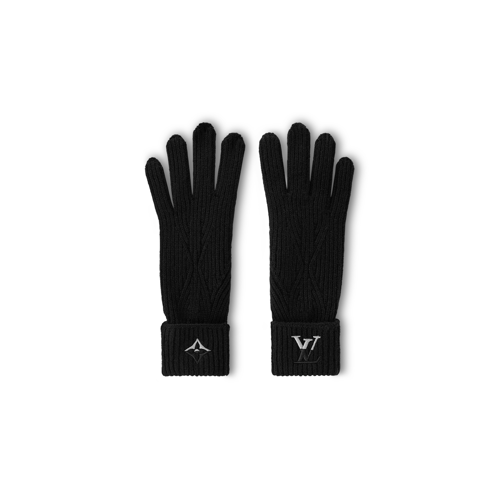 LV Dual Knit Gloves S00 - Accessories M79195 | LOUIS VUITTON