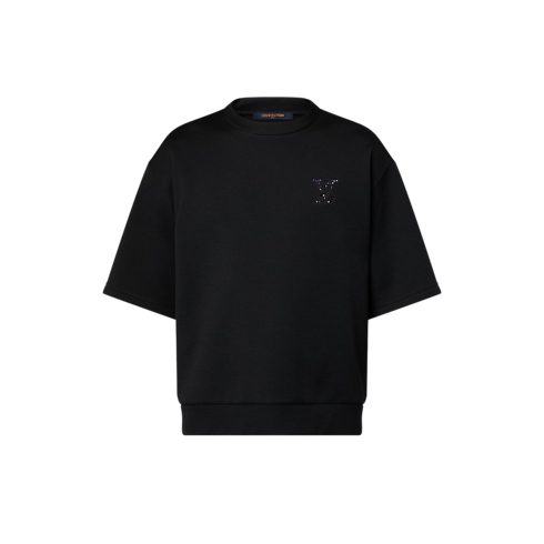 LV Embellished Jersey T-Shirt in Men's Ready-to-Wear T-Shirts and Polos collections by Louis Vuitton (Product zoom)