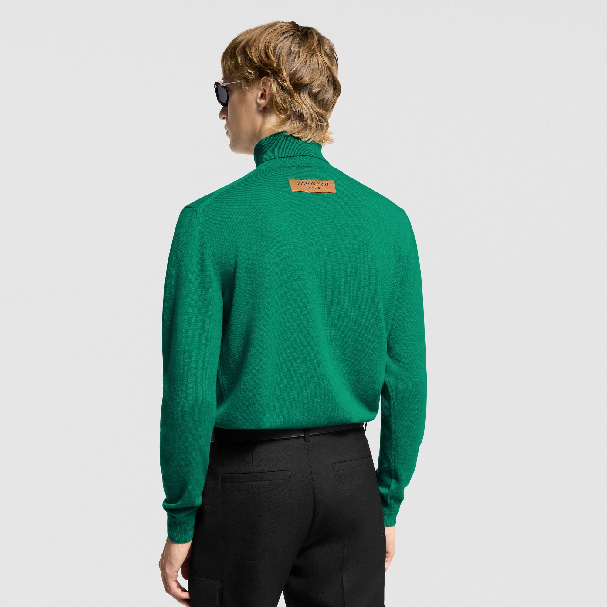 LV Embossed Cashmere Turtle Neck  in New