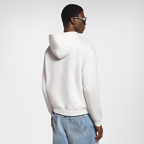 LV Embossed Cotton Hoodie in Men's Ready-to-Wear Knitwear and Sweatshirts collections by Louis Vuitton (Product zoom)