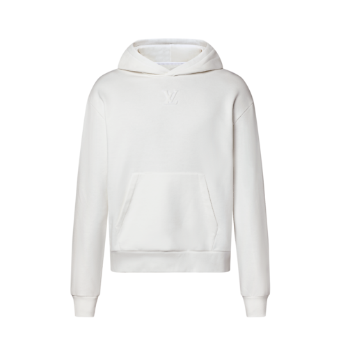LV Embossed Cotton Hoodie in Men's Ready-to-Wear Knitwear and Sweatshirts collections by Louis Vuitton (Product zoom)