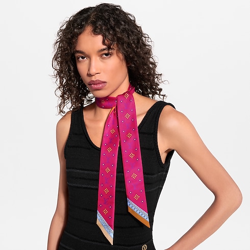 LV En Fleurs BB Bandeau S00 in Women's Accessories Silk Squares and Bandeaux collections by Louis Vuitton (Product zoom)