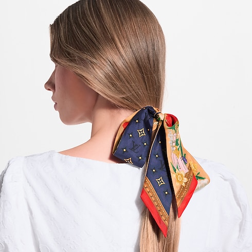 LV En Fleurs BB Bandeau S00 in Women's Accessories Silk Squares and Bandeaux collections by Louis Vuitton (Product zoom)