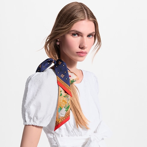 LV En Fleurs BB Bandeau S00 in Women's Accessories Silk Squares and Bandeaux collections by Louis Vuitton (Product zoom)