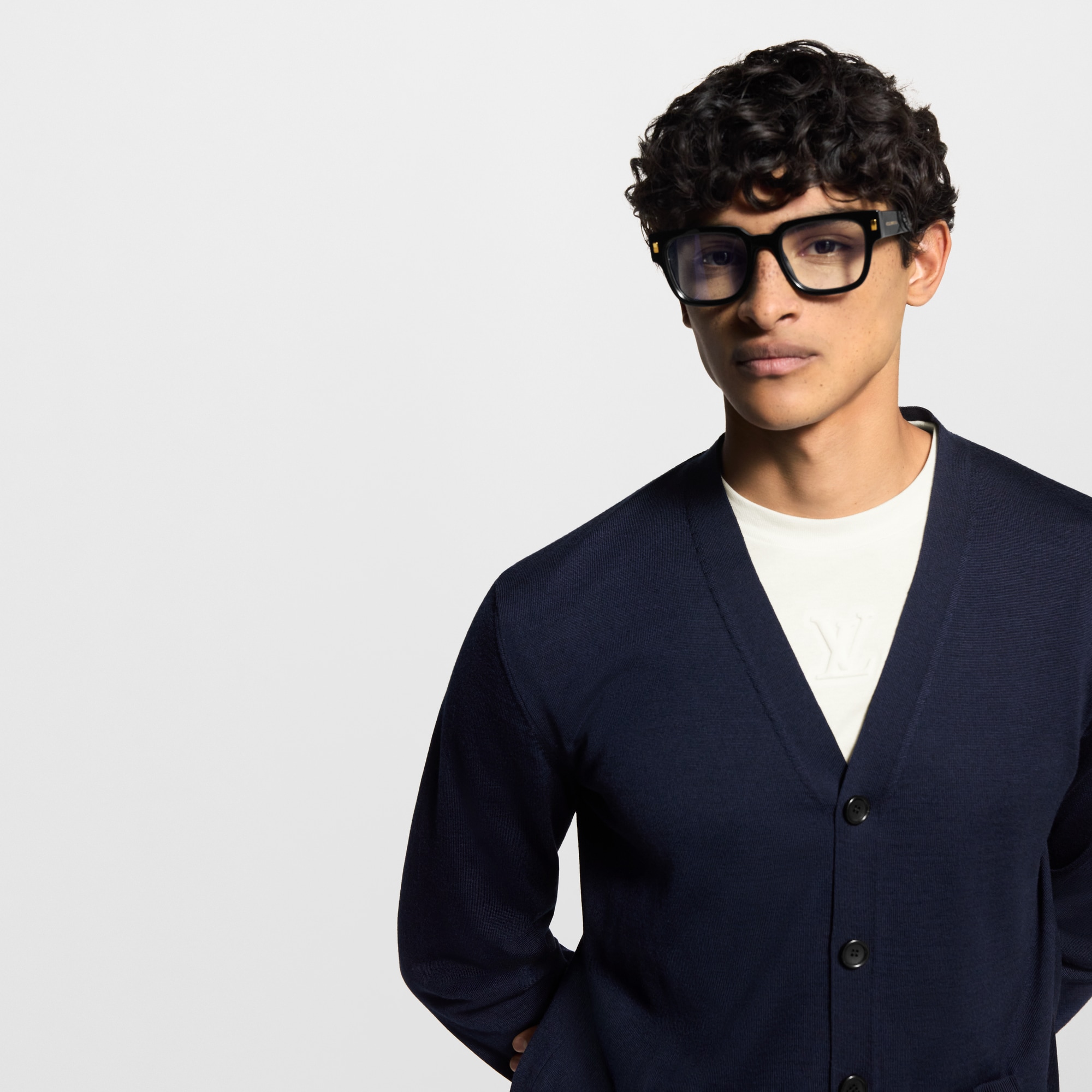 LV Escape Square Anti-Blue Light Glasses S00 in Men