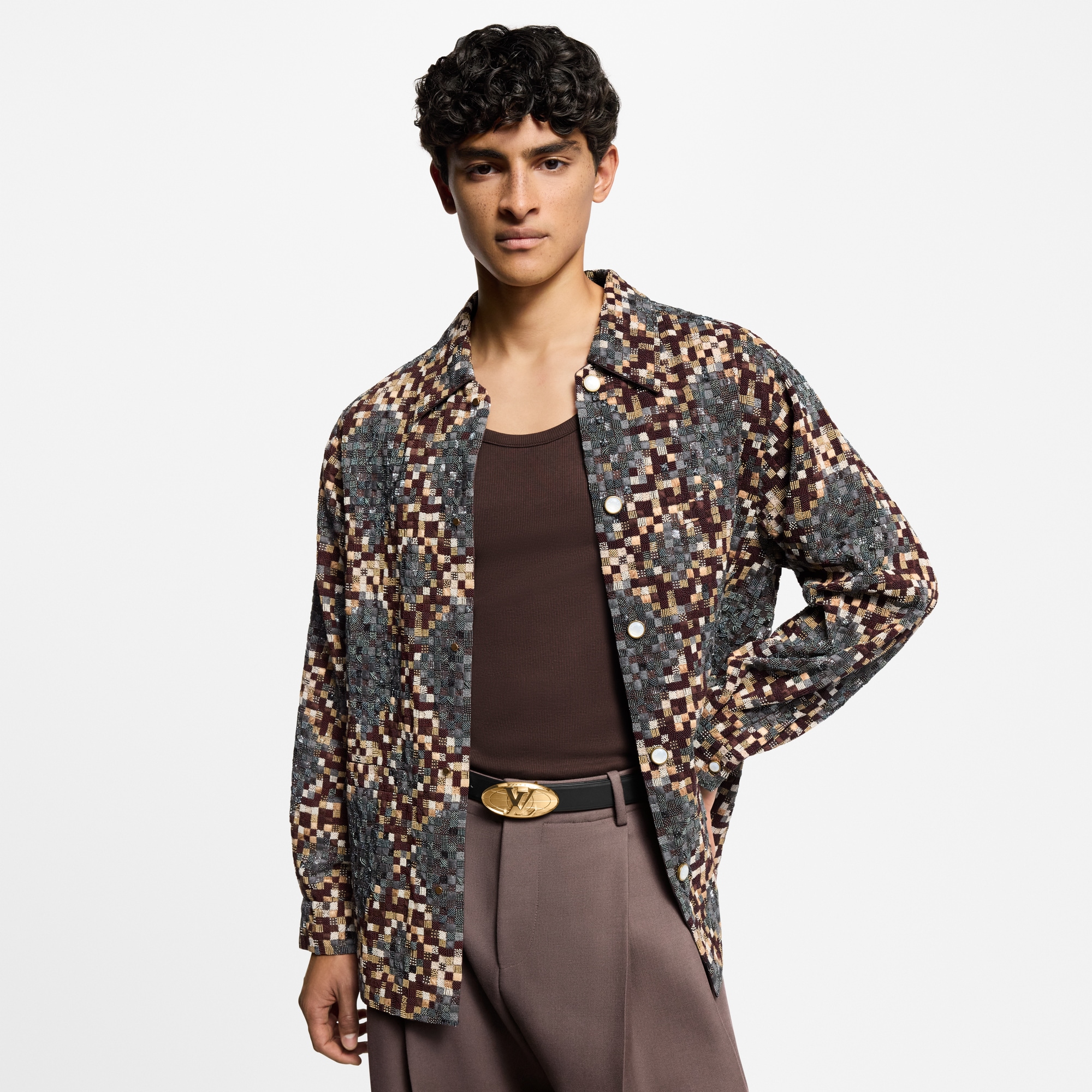 LV Fiction 30mm Reversible Belt  in Men