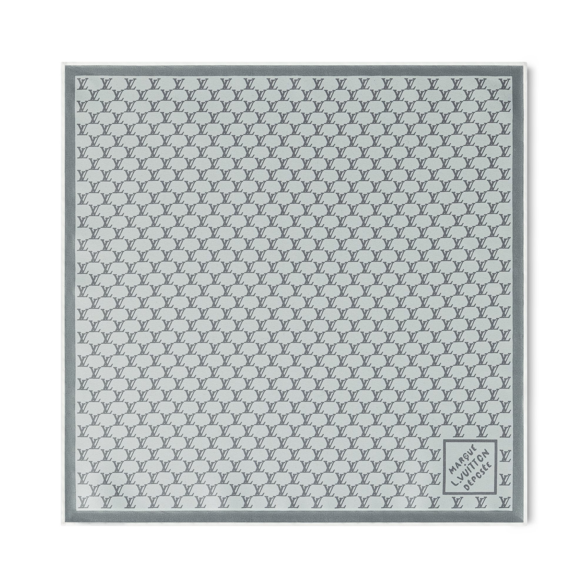LV Fishnet Pocket Square S00 in Men