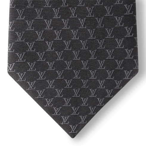 LV Fishnet Tie detail view