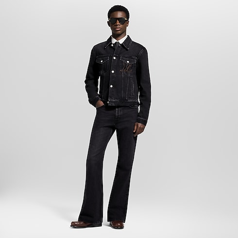 LV Flared Denim Pants in Men's Ready-to-Wear Denim Collection collections by Louis Vuitton (Product zoom)
