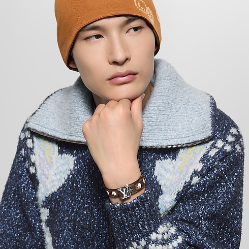 LV Flower Damier Phriendship Reversible Bracelet in Men's Fashion Jewelry Bracelets collections by Louis Vuitton (Product zoom)