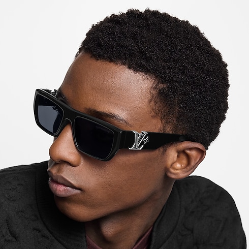 LV Flower Low Square Sunglasses S00 in Men's Accessories Sunglasses collections by Louis Vuitton (Product zoom)