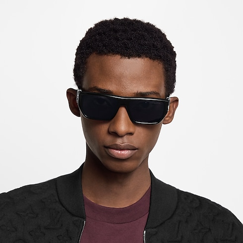 LV Flower Low Square Sunglasses S00 in Men's Accessories Sunglasses collections by Louis Vuitton (Product zoom)