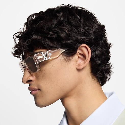 LV Flower Low Square Sunglasses S00 in Men's Accessories Sunglasses collections by Louis Vuitton (Product zoom)