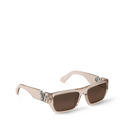 LV Flower Low Square Sunglasses S00 in Men's Accessories Sunglasses collections by Louis Vuitton (Product zoom)