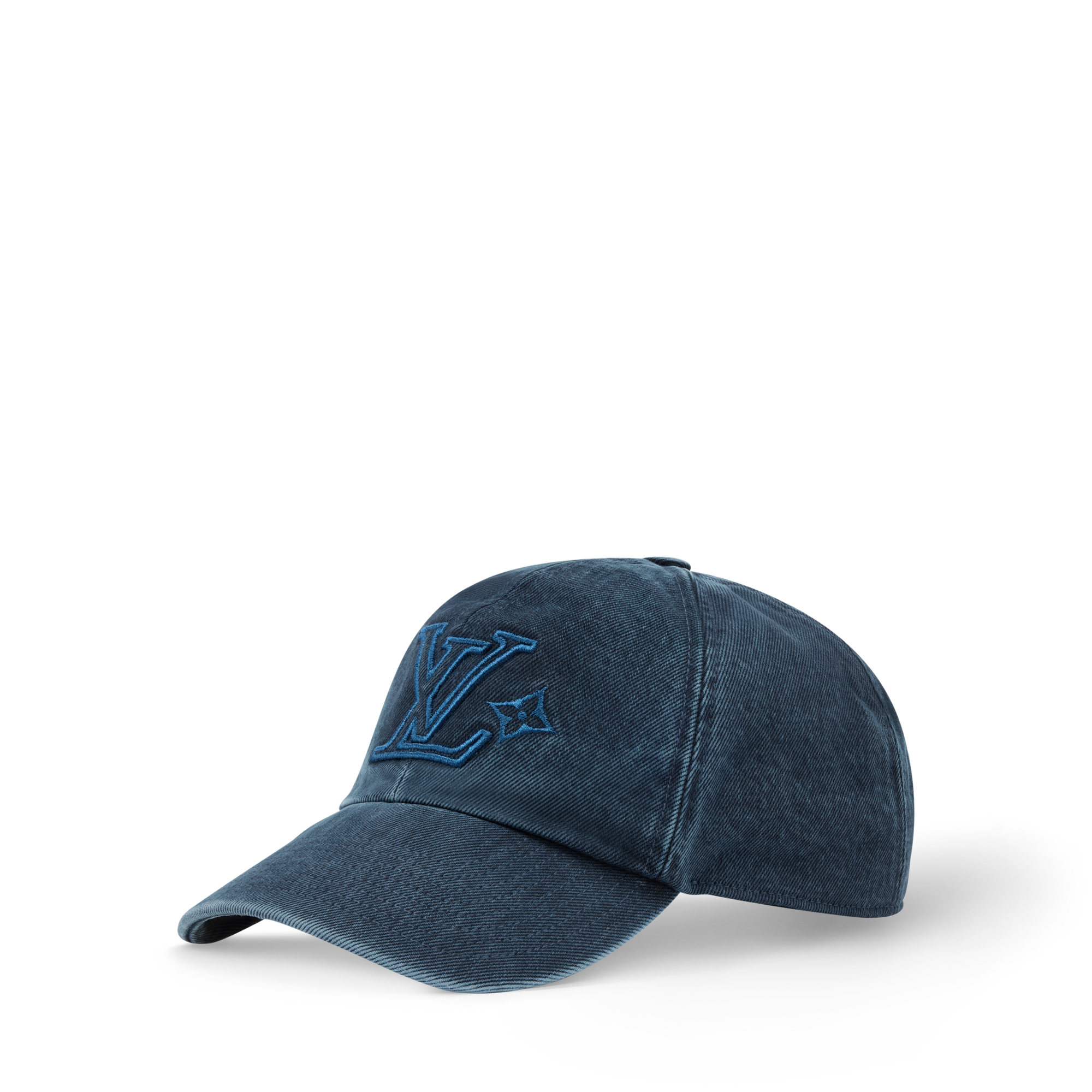 Louis Vuitton Uptown Denim Cap Flower Accent LV Uptown Cap – H-Authentica main image 3