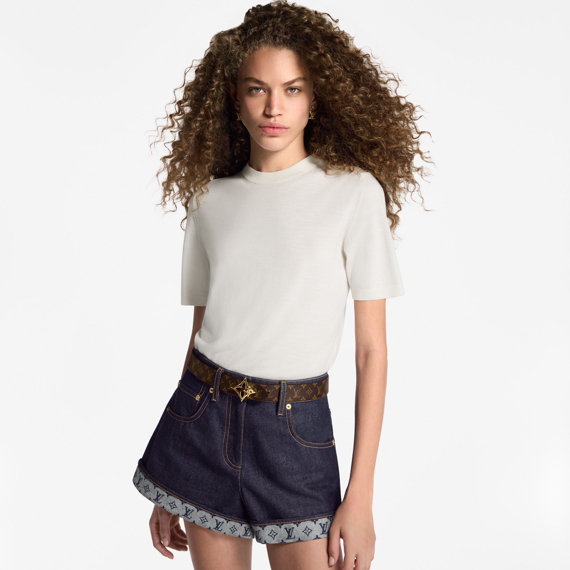LV Flowergram 30mm Reversible Belt  in Women
