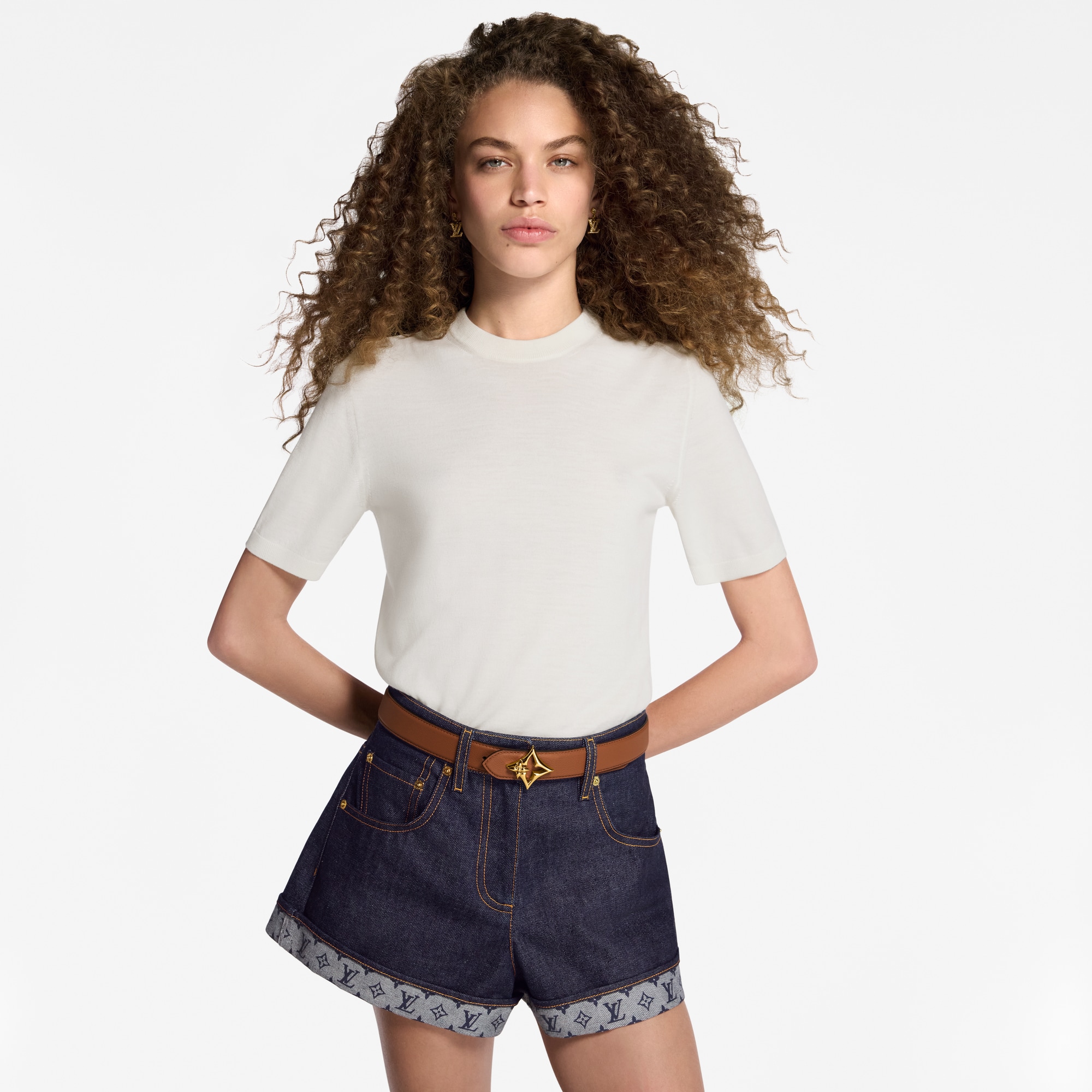 LV Flowergram 30mm Reversible Belt  in Women