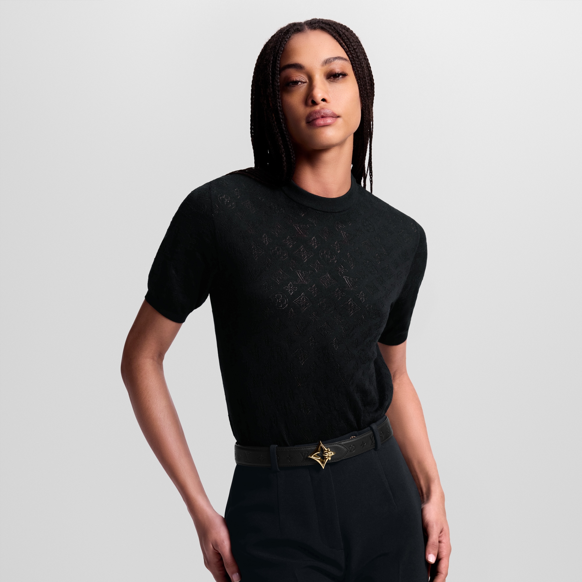 LV Flowergram 30mm Reversible Belt Monogram Canvas in Women