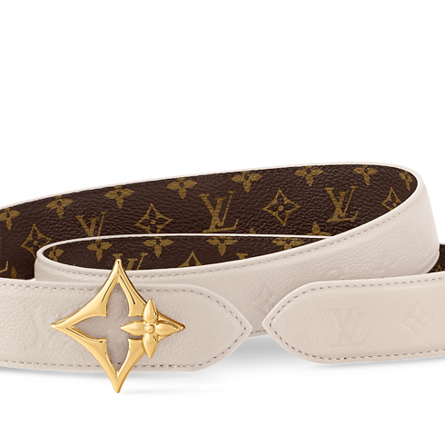 LV Flowergram 30mm Reversible Belt Monogram Canvas in Women's Accessories Belts collections by Louis Vuitton (Product zoom)