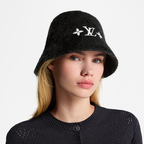 LV Fluffy Hat S00 in Women's Accessories Hats & Caps collections by Louis Vuitton (Product zoom)
