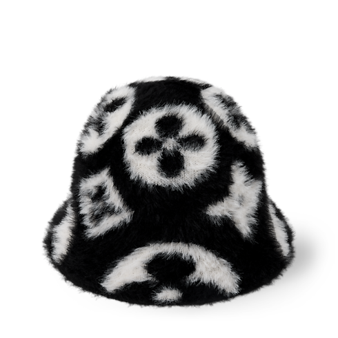 LV Fluffy Monogram Hat S00 in Women's Accessories Hats & Caps collections by Louis Vuitton (Product zoom)