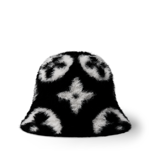 LV Fluffy Monogram Hat S00 in Women's Accessories Hats & Caps collections by Louis Vuitton (Product zoom)