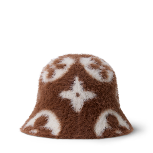 LV Fluffy Monogram Hat S00 in Women's Accessories Hats & Caps collections by Louis Vuitton (Product zoom)