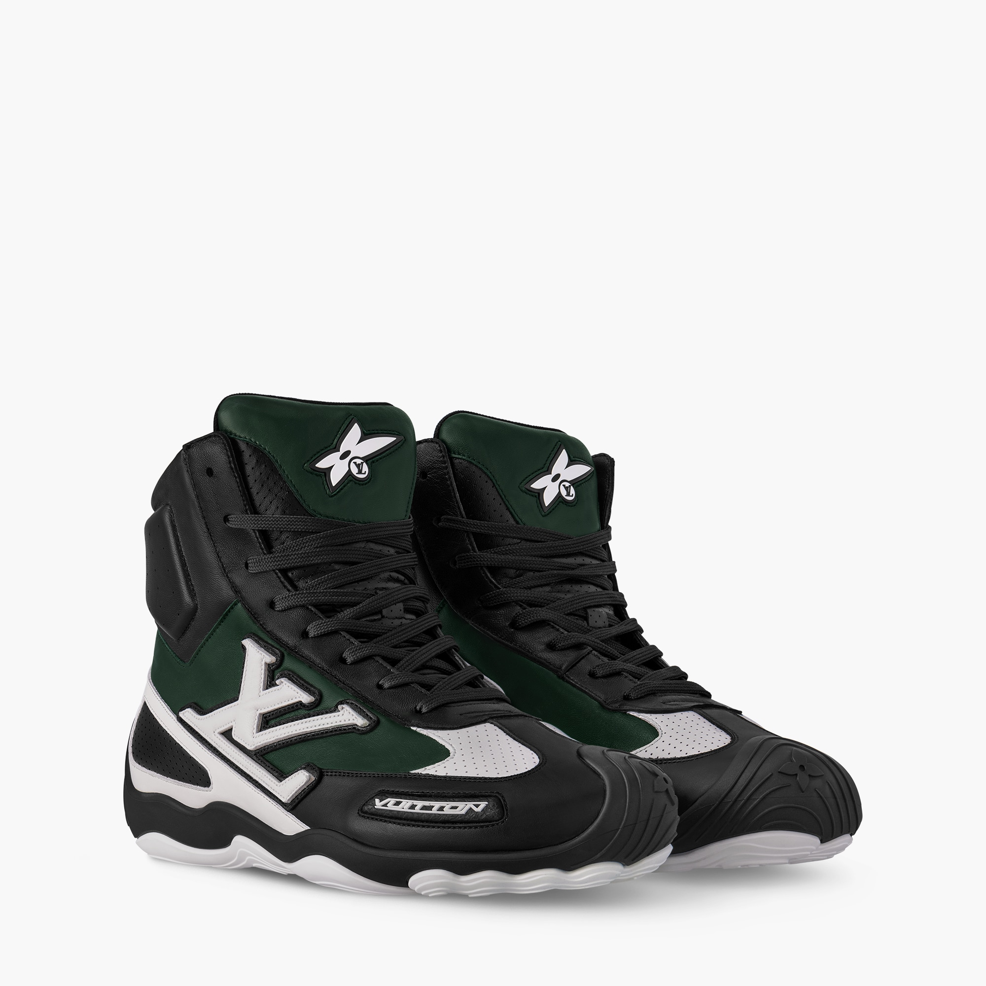 LV Footprint Racing High Top Sneaker Shoes 1AHAGQ LOUIS VUITTON