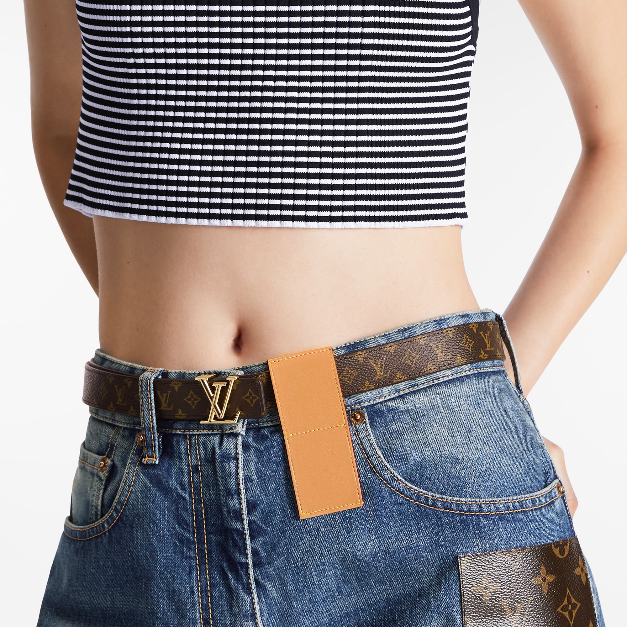 LV Iconic 25MM Reversible Belt Monogram Canvas in Women