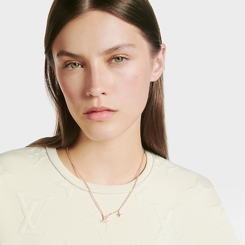 LV Iconic Blush Necklace S00 in Women's Fashion Jewellery Necklaces and Pendants collections by Louis Vuitton (Product zoom)