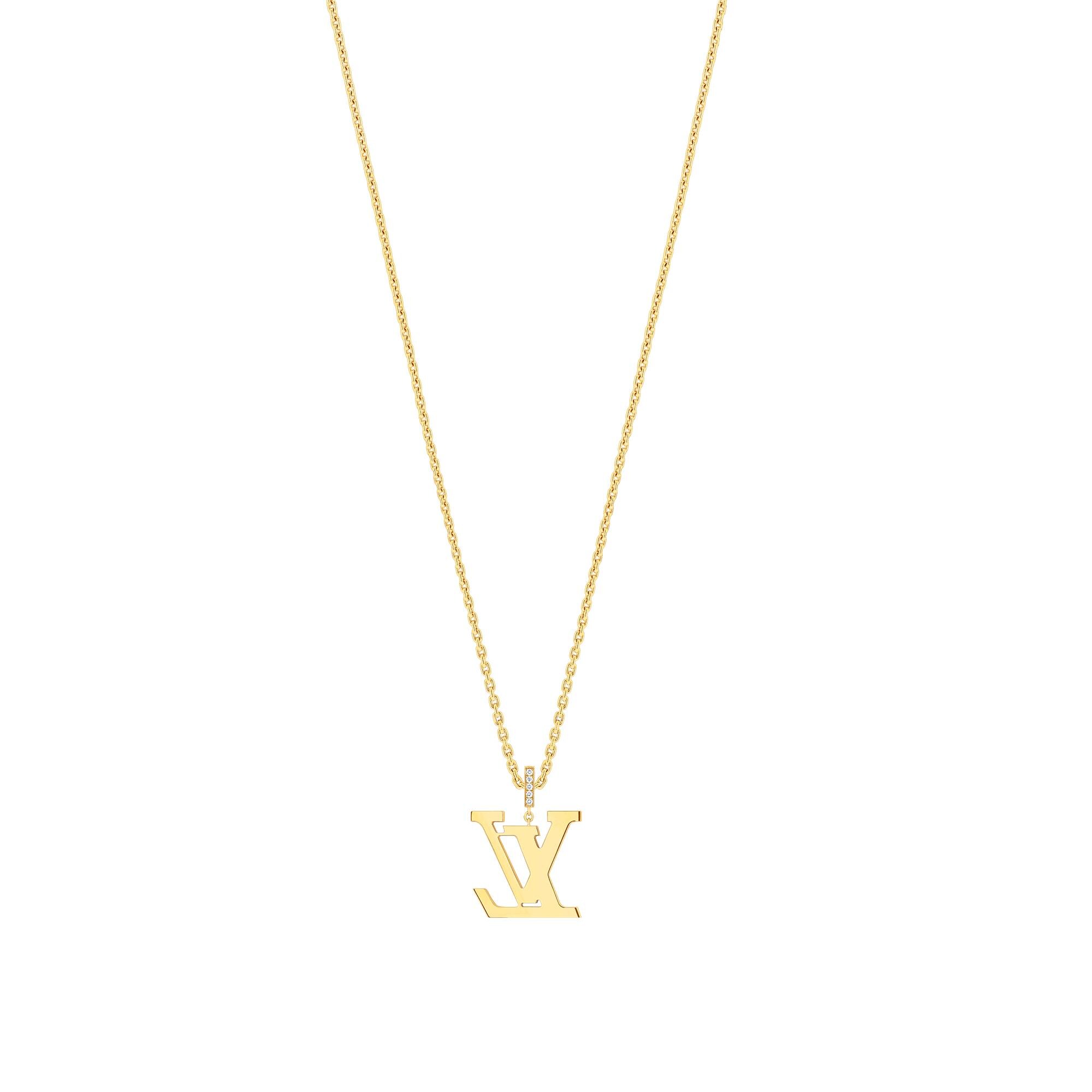 LV Idylle Blossom Large Pendant, Yellow Gold And Diamonds  in Jewellery