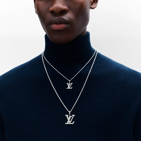 LV Idylle Blossom Pendant, White Gold And Diamonds in Jewellery's Categories All Fine Jewellery collections by Louis Vuitton (Product zoom)